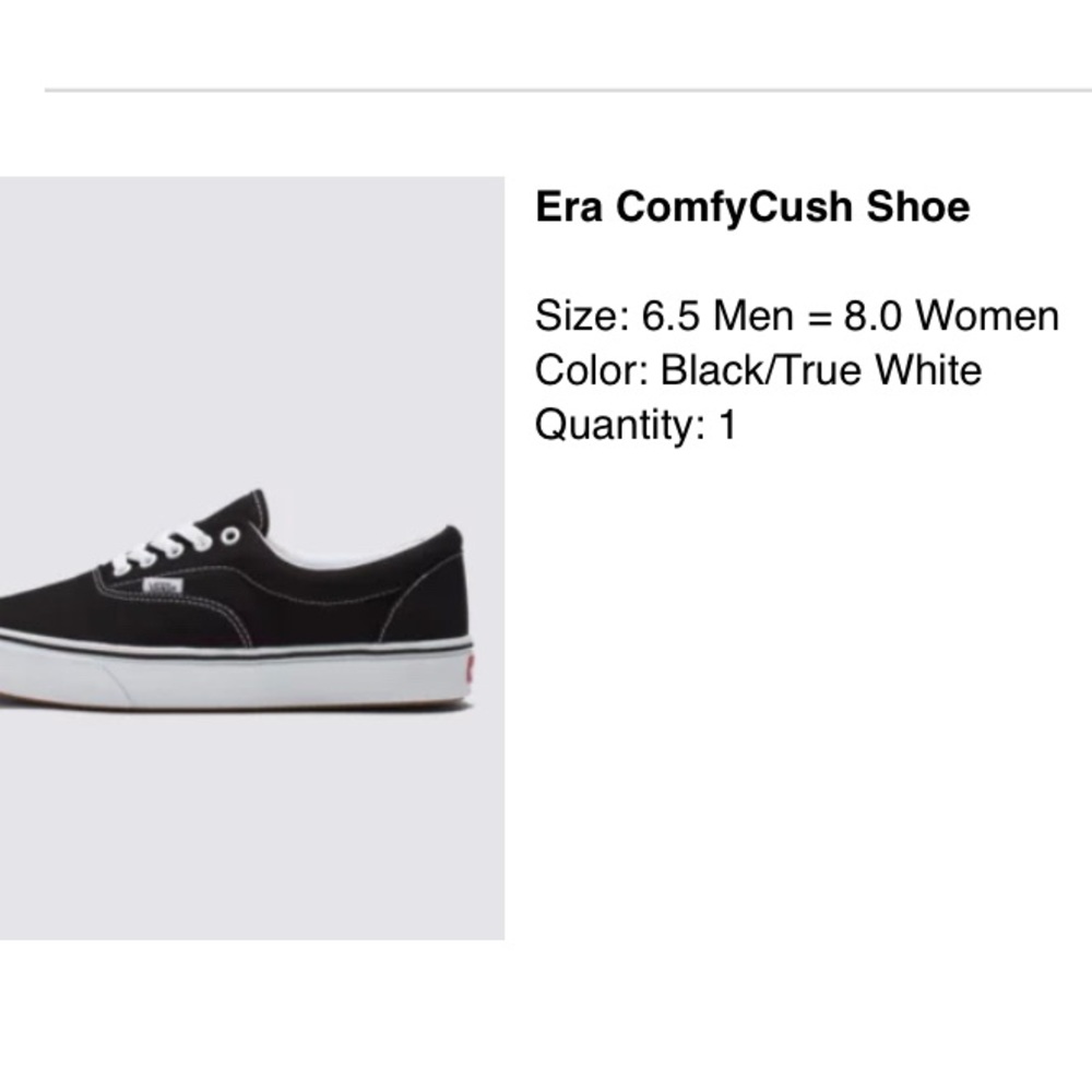 Classic vans lace up comfycush